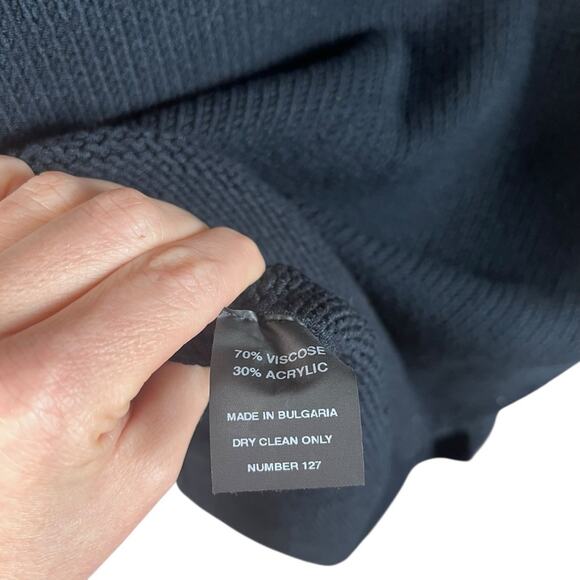 Marcellamoda NWT Gauzy Knit Dress Art to Wear Whimsigoth Luxury Black Medium - Picture 7 of 9